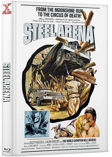 Steel Arena - Der stählerne Tod - Mediabook - Limited Editon - Cover B (Blu-ray Disc)