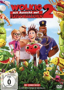 Bewölkt mit Aussicht auf Fleischbällchen 2 Blu ray Cover