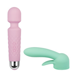 Aufladbarer Silikon-Massager, 19,5 cm