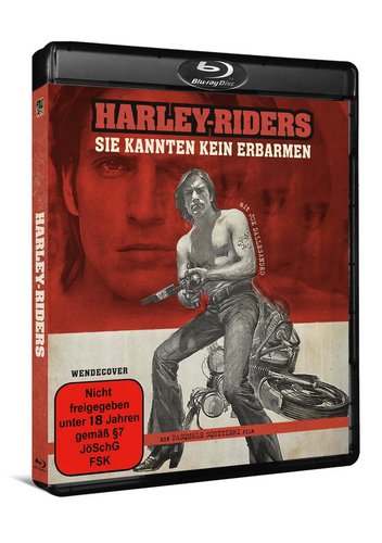 Harley Riders - Sie kannten kein Erbarmen (BD-Keepcase Auflage) - Uncut und mit Wendecover ohne FSK-Logo - Mit Joe Dallesandro (Blu-ray Disc)