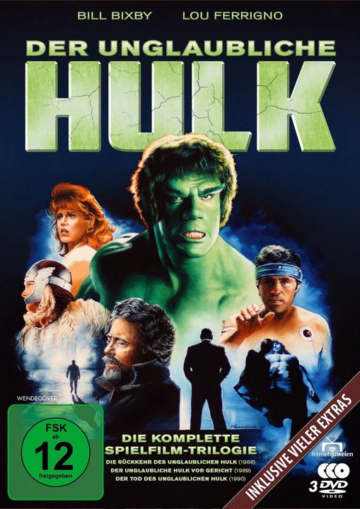 Der unglaubliche Hulk - Die komplette Spielfilm-Trilogie von 1988-1990 plus Extras (DVD)