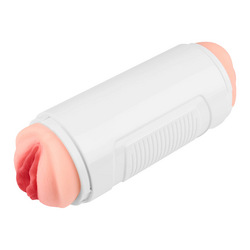 Elektrischer Masturbator mit 2 Liebesöffnungen, 21 cm