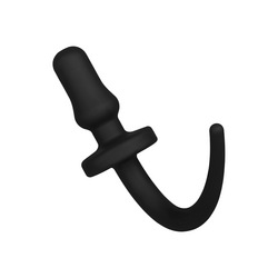 XL Silikonplug mit Schwänzchen, 36 cm