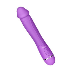 Naturvibrator aus Silikon, 23,5 cm