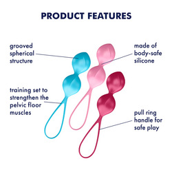 Satisfyer V Balls - 80 150 Gramm, 3 Stück