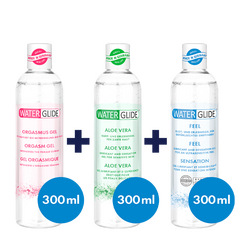 Vielseitiges Gleitmittel-Set, 3 Stück, 900 ml