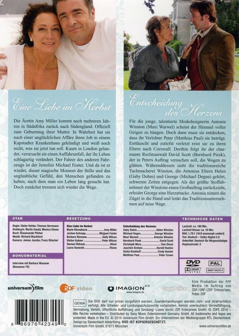 Eine Liebe Im Herbst Rosamunde Pilcher Rosamunde Pilcher - Eine Liebe im Herbst & Entscheidung des Herzens
