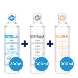 Sinnliches Gleitgel-Set, 3 Teile, 900 ml