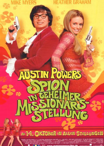 Austin Powers 2 - Spion in geheimer Missionarsstellung - Poster 1