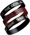 Slipknot Logo Trio Armband-Set schwarz rot weiß powered by EMP (Armband-Set)