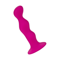 Kugelförmiger Analdildo aus Silikon, 12 cm