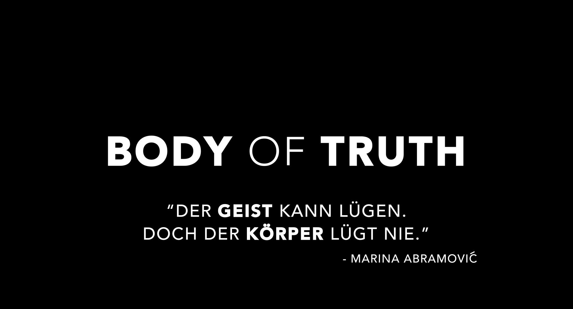 Body of Truth - Trailer - Deutsch