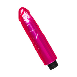 Knalliger Naturvibrator mit Aderung, 19 cm