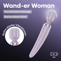 Satisfyer Wand-er Woman, 34 cm - Batteriebetrieben