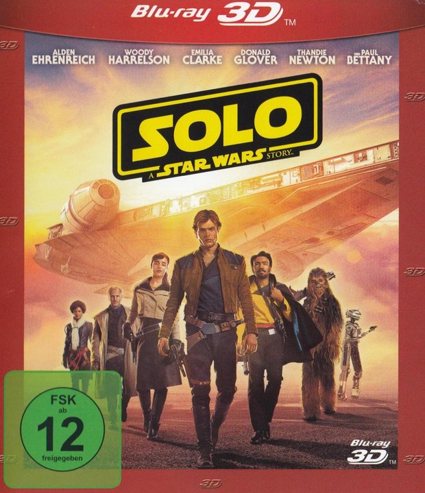 Solo - A Star Wars Story (Blu-ray 3D), gebraucht, ohne Cover