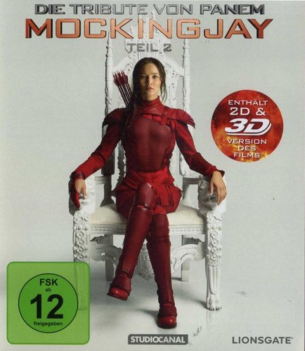 Die Tribute von Panem 3 - Mockingjay - Teil 2 (Blu-ray 3D), gebraucht, ohne Cover