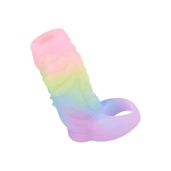 Monster-Penishülle mit strukturierter Oberfläche, 15 cm