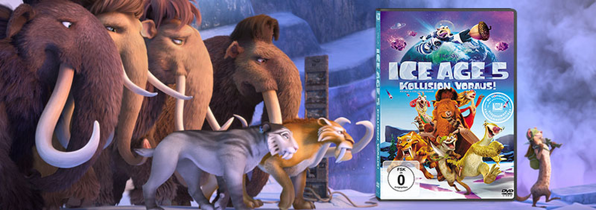 Ice Age 5: Neuer Heimkino Spaß mit Scrat und Co.!
