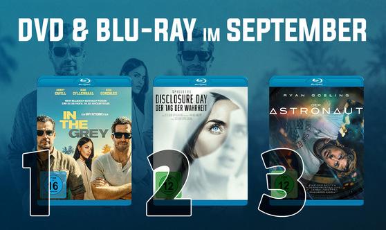 Die DVD &amp; Blu-ray Charts September 2026: Unterhaltung mit scha(r)fem Verstand!