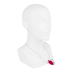 Herzförmiger Minvibrator mit Halskette, 4,8 cm
