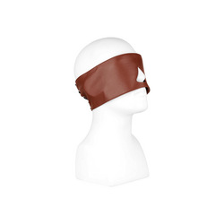 Blickdichte Leder-Maske mit Schnürung