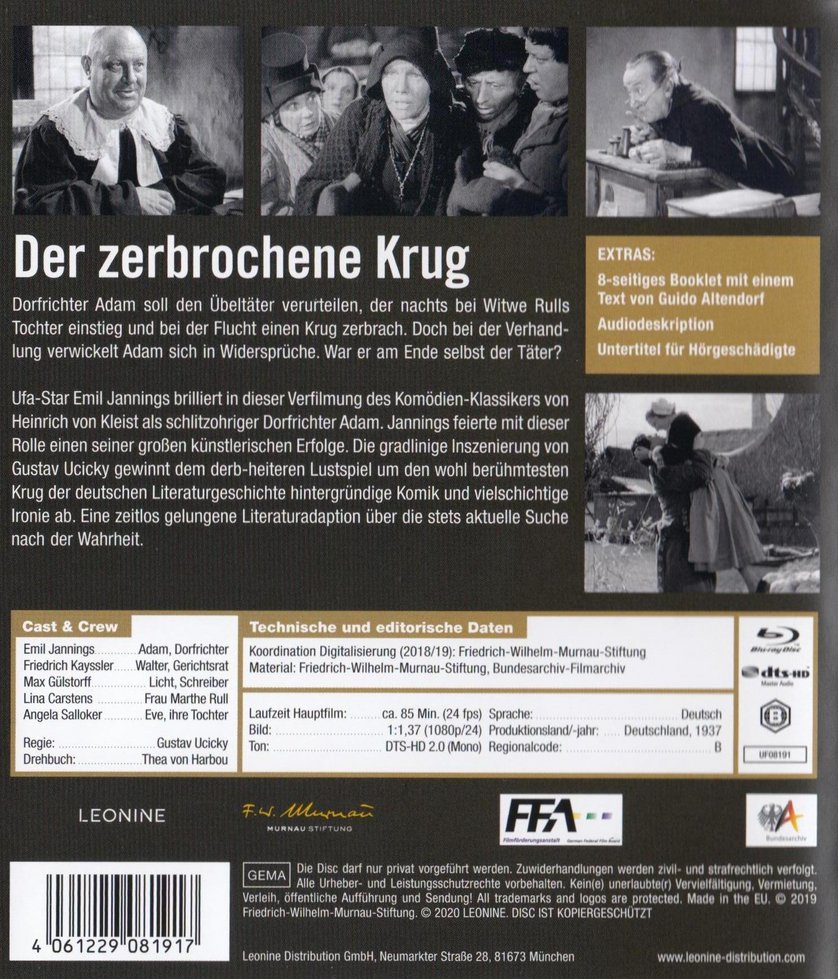 Der zerbrochene Krug: DVD oder Blu-ray leihen - VIDEOBUSTER.de