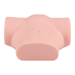 Naturnaher Masturbator mit 2 Liebesöffnungen, 17,5 cm