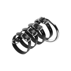 Penisring mit Gurten, 5 cm