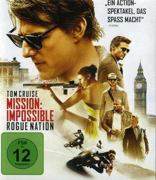 Mission Impossible 5 - Rogue Nation (Blu-ray), gebraucht