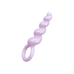 Silikon-Analplug mit Spiralstruktur, 14 cm