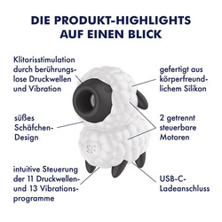 Satisfyer Dreamy Sheep, 9 cm