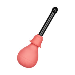 Vulcanite Anal Douche, 26 cm, 3 Teile