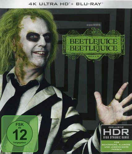 Beetlejuice 2 - Beetlejuice Beetlejuice (4K UHD), gebraucht, ohne Cover
