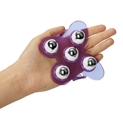 Massage hand schuh mit Edelstahl kugeln