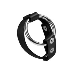 Hodengurt mit Penisring aus Metall