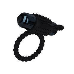 Vibrating Silicone Super Ring, 3   4 cm