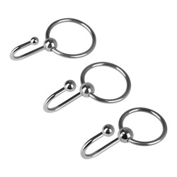 Penisplug-Set mit Eichelring, 3 tlg.