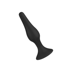 Analdildo aus Silikon, L, 15,5 cm
