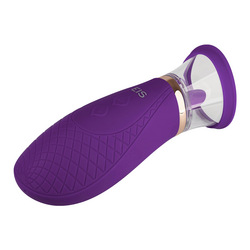 Zungenvibrator mit Saugfunktion, 17 cm