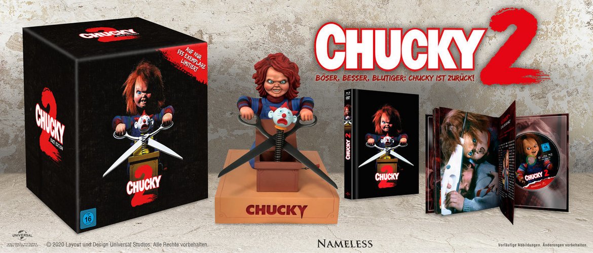 Chucky 2 - Mediabook (+ Büste) - Limitiert auf 555 Stück (Blu-ray Disc)