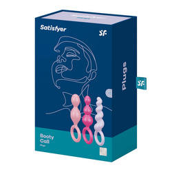 Satisfyer Booty Call aus Silikon, 13,5   14 cm, 3 Teile