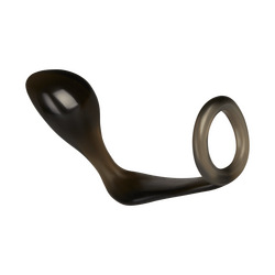Butt Plug with Cock Ring, 10 cm