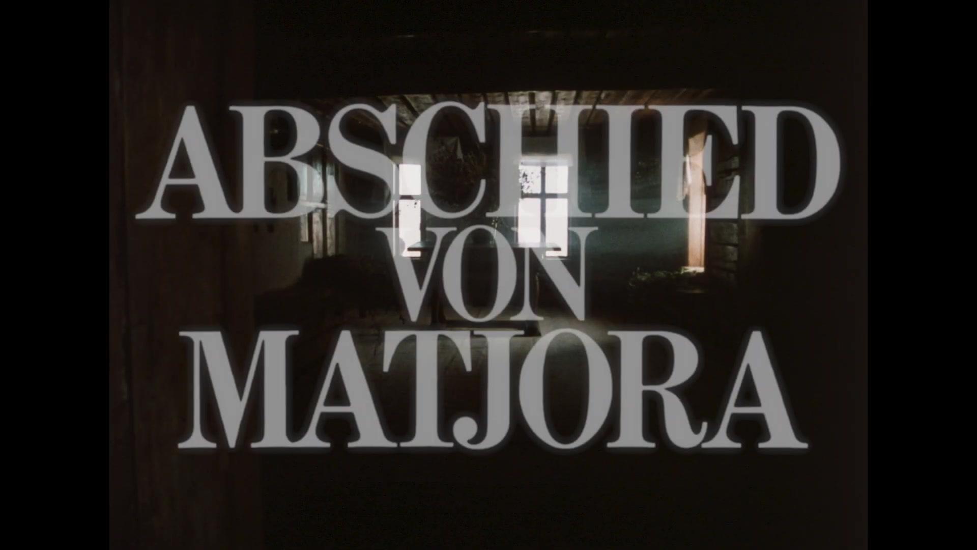 Abschied von Matjora - Trailer - Deutsch - HD