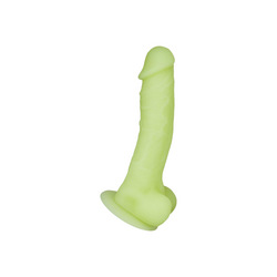 Fluoreszierender Naturdildo, 22 cm