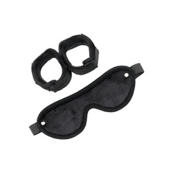 Handfesseln mit Maske, 2 Teile