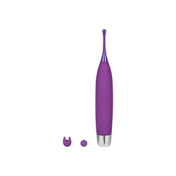 Edler Auflegevibrator aus Silikon, 19,5 cm