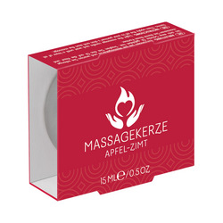 Massagekerze Apfel-Zimt, 15 ml