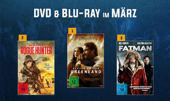 DVD & Blu-ray Charts 03-2021: Die beliebtesten Filme im März? Unsere Verleih Top 10!
