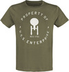 Star Trek Property Of U.S.S. Enterprise powered by EMP (T-Shirt)