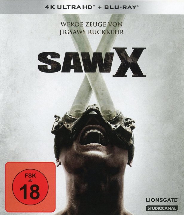 Saw X (4K UHD), gebraucht, ohne Cover